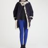 Marni Shearling Wool Coat in Blue - Lyst