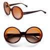 Marni Oversized Twotone Round Plastic Sunglasses in Purple (bordeaux) - Lyst