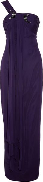  Embellished Silkchiffon Gown 