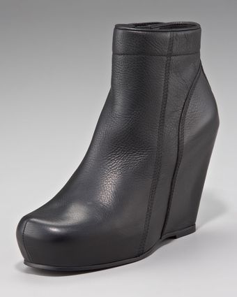 Rick Owens Wedge Ankle Boot - Lyst
