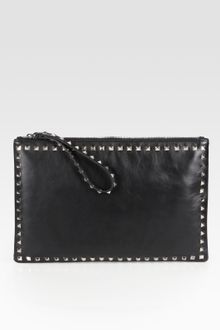 Valentino Rock-stud Clutch - Lyst