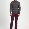 Versace Striped Crewneck Sweater in Gray for Men (grey) - Lyst