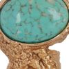 Yves Saint Laurent Arty Goldplated Glass Ring in Gold - Lyst