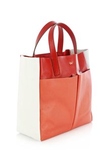 Anya Hindmarch Raw Nevis Tricolour Tote - Lyst