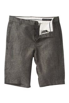 French Connection Marfona Chambray Linen Shorts - Lyst