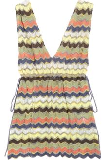M Missoni Crochet Knit Drawstring Top - Lyst