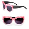 Marni Textured Round Plastic Sunglasses in Pink - Lyst