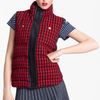 Marni Edition Check Print Puffer Vest in Red (red black) - Lyst