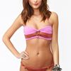Nasty Gal Fiorella Bikini in Pink (copper) - Lyst