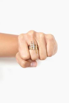 Nasty Gal Stacked Dagger Rings - Lyst
