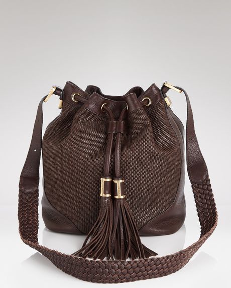 Rachel Zoe Shoulder Bag Joni Drawstring in Brown (brandy) - Lyst