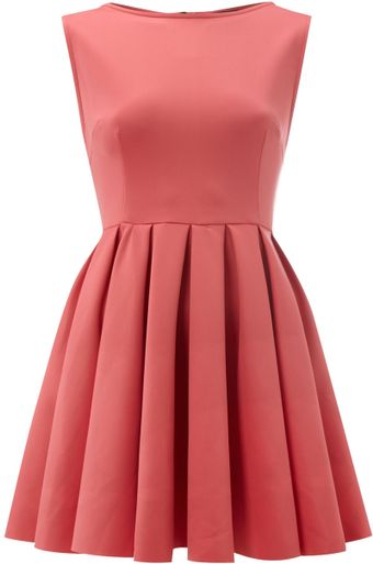 Tfnc Sleeveless Fit and Flare Scuba Dress - Lyst