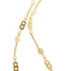Tory Burch Framed Ball Necklace in Gold - Lyst