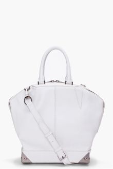 Alexander Wang Small White Emile Tote - Lyst
