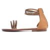 Antik Batik Dafne 3 Band Flat Sandals in Brown - Lyst