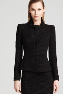 Armani Jacket Ruched Lapel - Lyst