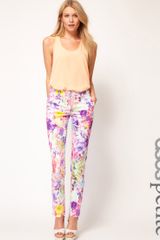 Asos Asos Petite Exclusive Trousers in Floral Print