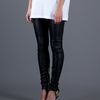 Balmain Leather Leggings in Black - Lyst