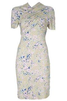 Carven Marble Print Dress - Lyst