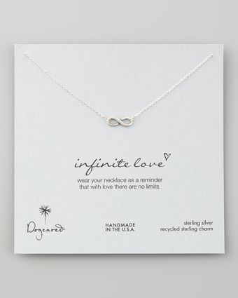 Dogeared Infinite Love Necklace - Lyst