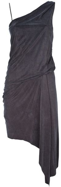  Cupro Drape Dress 