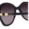 Jimmy Choo Justine Sunglasses  in Black (s) - Lyst