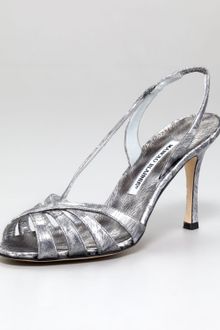 Manolo Blahnik Ralera Caged Sandal - Lyst