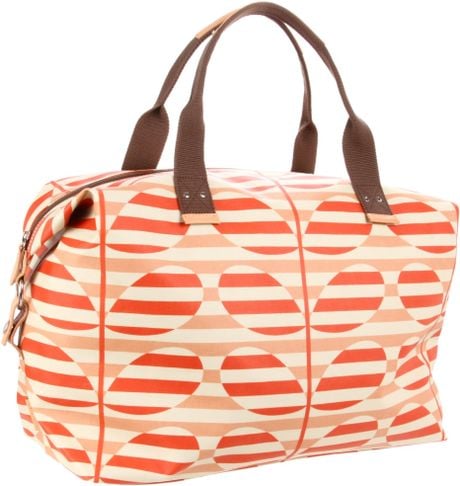 orla kiely orange bag