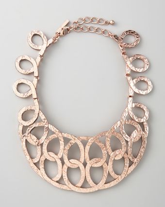  Swirl Bib Necklace 