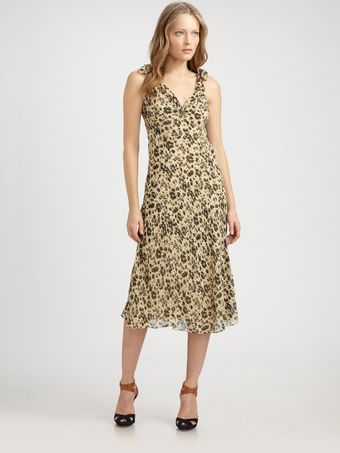 Silk Georgette Print Dress 