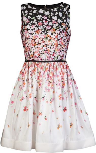 Red Valentino Floral Dress in Multicolor (floral) - Lyst
