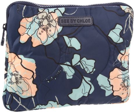 See By Chloé See By Chloe Peony N114 Laptop Bags in Blue (midnight) - Lyst