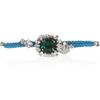 Shourouk Baraka Samovar Crystal and Rope Bracelet in Blue (silver) - Lyst