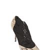 Dolce & Gabbana 110mm Python Lace Pointy Low Boots in Black (beige) - Lyst
