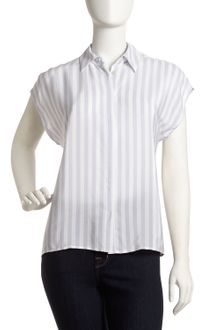 Equipment Leandra Striped Blouse - Lyst