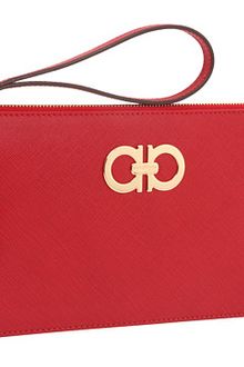 Ferragamo Gancini Icona Wristlet - Lyst