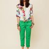 Free People The Prep Slouchy Bf Chino in Green (lime) - Lyst