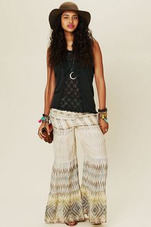 Free People Ocean Drive Printed Pant - Lyst