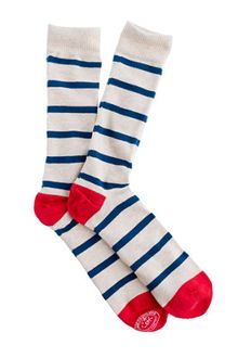 J.Crew Naval Stripe Socks - Lyst