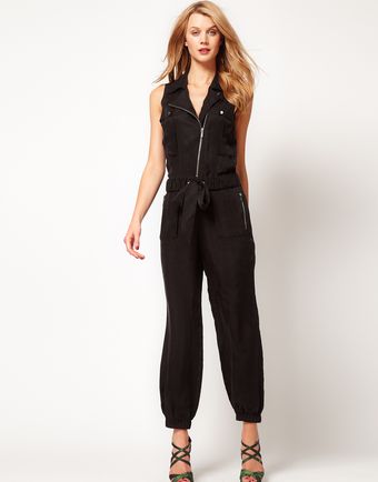 Karen Millen Karen Millen Zippy Jumpsuit - Lyst
