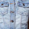River Island River Island Light Denim Sleeveless Jacket in Blue - Lyst