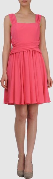 Versace Jeans Couture Short Dress in Green - Lyst