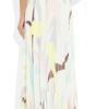 Alice + Olivia Shannon Pleated Georgette Maxi Skirt in Multicolor (multicolored) - Lyst