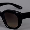 Bottega Veneta Square Sunglasses in Black - Lyst