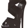 Giuseppe Zanotti Crisscross Suede Platform Sandals in Black (nero) - Lyst