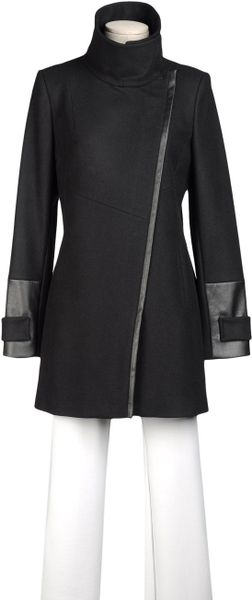 Pinko Coat in Black - Lyst