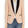 Rag & Bone Silver Tuxedo Cotton Blend Blazer in Pink (silver) - Lyst