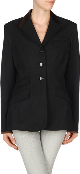 Ralph Lauren Blazer in Black - Lyst
