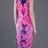 Roberto Cavalli Floral Sleeveless Dress in Purple (floral) - Lyst