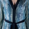 Roberto Cavalli Snakeskin Print Dress in Blue (turquoise) - Lyst
